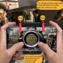 picK-me Mobile Game Controller, Gamepad Triggers with Cooling Fan and Built-in Battery, Shoot and Sensitive Aim Trigger for 4.7-6.5 Inch Smartphone