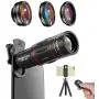 Apexel Phone Photography Kit-Flexible Phone Tripod +Remote Shutter +4 in 1 Lens Kit- 18X Telephoto Lens, Fisheye, Macro & Wide Angle Lens for iPhone 11/XS Max/XR/ XS/X 8 7 Plus Samsung OnePlus Phones Apexel Phone Photography Kit-Flexible Phone Tripod +Remote Shutter +4 in 1 Lens Kit- 18X Telephoto Lens, Fisheye, Macro & Wide Angle Lens for iPhone 11/XS Max/XR/ XS/X 8 7 Plus Samsung OnePlus Phones