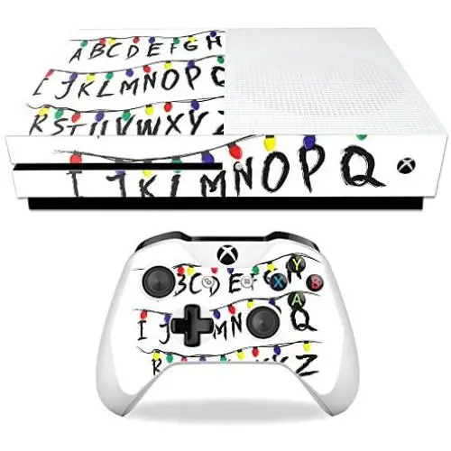 MightySkins Skin Compatible with Microsoft Xbox One S - Stranger Alphabet | Protective, Durable, and Unique Vinyl Decal Wrap Cover | Easy to Apply, Remove, and Change Styles | Made in The USA MightySkins Skin Compatible with Microsoft Xbox One S - Stranger Alphabet | Protective, Durable, and Unique Vinyl Decal Wrap Cover | Easy to Apply, Remove, and Change Styles | Made in The USA