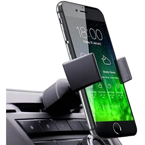 Koomus Pro CD Slot Car Mount Holder Cradle for All Smartphones - Black Koomus Pro CD Slot Car Mount Holder Cradle for All Smartphones - Black