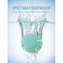 INSMY Portable IPX7 Waterproof Bluetooth Speaker, Wireless Outdoor Speaker Shower Speaker, with HD Sound, Support TF Card, Suction Cup, 12H Playtime, for Kayaking, Boating, Hiking (Mint)