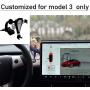 EVFIT Model 3 Model Y Phone Holder for Tesla Cell Phone Car Mount Universal Phone Holder Dashboard Compatible with iPhone X XS XR 8 8Plus iPhone 11 iPhone 11 pro max SE2 and Samsung S20 (Silver)