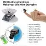 Single Wireless Earphone, EIFER Single Mini Invisible Bluetooth Headset Hands-Free Car Headphone Bluetooth Earbud, Waterproof Earphones for iPhone, Android, Smartphone,Truckers/Truck Drivers