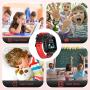 Kids Smart Watch Waterproof with GPS Tracker Phone Smartwatch SOS Game Voice Chat 1.44 Touch Screen for Boys Girls Birthday Gift (Red)