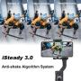 Hohem iSteady X 3-Axis Gimbal Stabilizer for Smartphone, AI Face/Object Tracking,Compatible for iPhone 11/X/XR/XS Samsung S10/S9-Black(with tripod)
