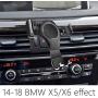 LUNQIN Car Phone Holder for 2014-2018 BMW X5 X6 SUV sDrive35i xDrive35i 40e 35d F15 F16 Auto Accessories Navigation Bracket Interior Decoration Mobile Cell Phone Mount