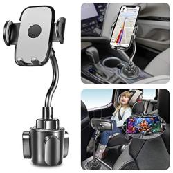 Yoocaa Cup Phone Holder for Car, Ultra Stable Cell Phone Cup Holder, Expandable Base Cup Holder Phone Holder Compatible with All Smart Cell Phone.