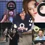 Selfie Ring Light,40 LEDs USB Rechargeable Portable Clip-on Selfie Fill Light,3 Light Modes LED Circle Light for Smart Phone Photography, Camera Video, Girl Makes up (Black) Selfie Ring Light,40 LEDs USB Rechargeable Portable Clip-on Selfie Fill Light,3 Light Modes LED Circle Light for Smart Phone Photography, Camera Video, Girl Makes up (Black)