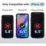 Lonlif Battery Case for iPhone XR, 5000mAh Protective Charging Case Portable Rechargeable Battery Pack Extended Slim Charger Backup Power Bank(6.1 inch)-Black