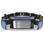 TOMSHOO Hydration Running Belt with 2 BPA-Free Water Bottles Touchscreen Zipper Pockets and Adjustable Straps Fit All Smartphones Holder Waist Belt for Outdoor Sport Marathon Running Cycling Jogging
