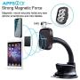 Magnetic Phone Car Mount, APPS2Car Universal Dashboard & Windshield Car Smartphone Mount with 6 Strong Magnets, Magnet Car Phone Holder with Strong Suction Cup, Fit for All Cell Phones/Mini Tablets