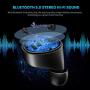 Latest Wireless Earbuds, RegeMoudal Deep Bass Wireless Bluetooth Earbuds with Charging Display, IPX7 Waterproof and Built-in Microphone, Bluetooth 5.0 Hi-Fi Stereo Sound with 4000mAH Charging Case