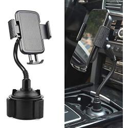 Car Cup Holder Phone Mount,Universal Adjustable Cup Holder Cradle Car Mount for iPhone Xs/Max/X/XR/8/8 Plus,Samsung Note 9/ S10+/ S9/ S9+/ S8 …