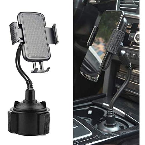 Car Cup Holder Phone Mount,Universal Adjustable Cup Holder Cradle Car Mount for iPhone Xs/Max/X/XR/8/8 Plus,Samsung Note 9/ S10+/ S9/ S9+/ S8 …
