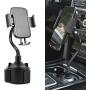 Car Cup Holder Phone Mount,Universal Adjustable Cup Holder Cradle Car Mount for iPhone Xs/Max/X/XR/8/8 Plus,Samsung Note 9/ S10+/ S9/ S9+/ S8 …