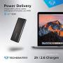 Techsmarter 30,000mAh 45W Power Delivery USB C PD Laptop Power Bank, Fast Charging Portable Charger. Compatible with MacBook Pro, Chromebook, iPad Pro, iPhone, Samsung Galaxy, LG, Motorola, Android