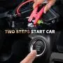 joyroom Jump Starter Battery Pack, [8 Protect TECH] 800A & 12V &15000mAh Car Portable Emergency Power Pack (Up to 7L Gasoline and 5.5L Diesel Engines) with Smart Jumper Cables QC 3.0 USB Output