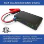 HALO Bolt Wireless Laptop Power Bank - 44400 mWh Portable Phone Laptop Charger Car Jump Starter with AC Outlet and Car Charger, Blue Graphite