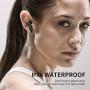 Wireless Earbuds,Bluetooth Earbuds Bluetooth 5.0 Stereo Earbuds IPX6 Waterproof Sport Wireless Headphones Touch Control Bluetooth Headphones 25 Hrs Play Time with Charging Case/Mics