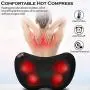 Papillon Electric Back Massager for Neck Back Pain Relief, Shiatsu Shoulder Foot Massage Pillow with Heat, Birthday Gifts for Men/Women/Wife/Husband,Deep Tissue Kneading for Waist,Legs,Body Muscle Papillon Electric Back Massager for Neck Back Pain Relief, Shiatsu Shoulder Foot Massage Pillow with Heat, Birthday Gifts for Men/Women/Wife/Husband,Deep Tissue Kneading for Waist,Legs,Body Muscle