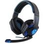 NOSWER Stereo Gaming Headset with Single 3.5mm Jack,Wired LED Lighting Over Ear Headband Headphone with Microphone for PC Laptop MAC PS4 Mobile Phone