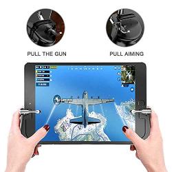 Leegoal Mobile Game Controller for iPad, [Upgrade Version] Sensitive Shoot and Aim Fire Triggers Button for PUBG/Knives Out/Rules of Survival, Gamepad for 4.5-12.9 inch Tablet & Smartphone