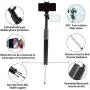 TDRFORCE 63 Inch Super Long Extendable Selfie Stick with Bluetooth Wireless Remote and Tripod with Live Fill Light (32 Lights) TDRFORCE 63 Inch Super Long Extendable Selfie Stick with Bluetooth Wireless Remote and Tripod with Live Fill Light (32 Lights)