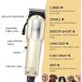 OMORC Dog Clippers with 12V High Power for Thick Coats, Professional Heavy Duty Dog Grooming Kit, Plug-in & Quiet Pet Clippers with 8 Comb Guides, 1 Scissor, 1 Comb, 1 Cleaning Brush