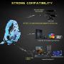 K1 Headset Stereo Bass Surround PC Gaming Headphones Game Headset with Mic for PC Mobile Phone for PS4 One