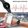 RUNDOING Smart Watch for Android Phones, 1.3 Inch Color Screen Fitness Tracker Activity Tracker, Heart Rate Monitor Fitness Watch,Compatible with iOS and Android