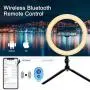 YICOE Selfie Ring Light 10" LED Ring Light with Tripod Stand & Phone Holder Dimmable Desktop Ringlight 3 Colors 10 Brightness Remote Control for Phone Photography Makeup YouTube Video Live Streaming YICOE Selfie Ring Light 10" LED Ring Light with Tripod Stand & Phone Holder Dimmable Desktop Ringlight 3 Colors 10 Brightness Remote Control for Phone Photography Makeup YouTube Video Live Streaming