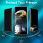 [2 Pack] Galaxy S20 Privacy/HD Screen Protector, Anti-Spy Flexibel Film TPU Screen Protector for Galaxy S20 5G 6.2 Inch 2020 [Support Fingerprint ID] [Case Friendly] [Full Coverage] - Black