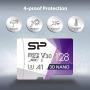 Silicon Power U3 128GB Micro SD Card Nintendo-Switch Compatible, SDXC High Speed MicroSD Memory Card with Adapter