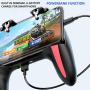 PUBG Mobile Controller, H10 Double Fan Cooling Mobile Gamepad, Rules of Survival Gaming Joysticks with Sensetive Shooting Feel, Compatible with 4.7-6.0 inch iOS & Android Phone Accessories