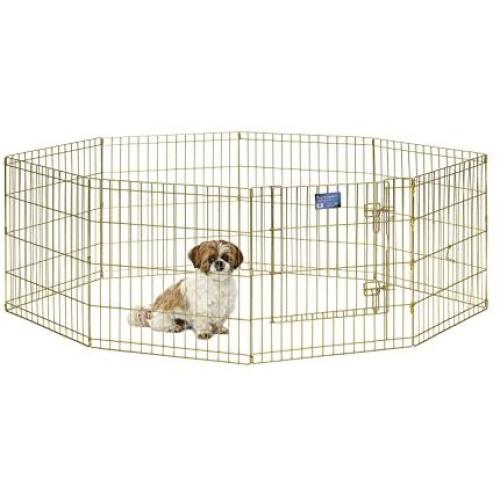 MidWest Homes for Pets Folding Metal Exercise Pen/Pet Playpen