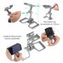 Tablet Holder Compatible with DJI Mavic 2/Spark/Mavic Air/Pro/Mini Crystal Sky Remote Controller– RCstyle Aluminum-Alloy Adjustable Accessories Bracket Mount Extender with Neck Lanyard Strap