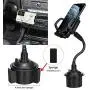 MOTOBA Adjustable Gooseneck Cell Phone Mount Stand Car Cup Drink Holder, 360 Degrees Rotation Car Cradle for iPhone, Samsung Galaxy, Huawei, etc. MOTOBA Adjustable Gooseneck Cell Phone Mount Stand Car Cup Drink Holder, 360 Degrees Rotation Car Cradle for iPhone, Samsung Galaxy, Huawei, etc.