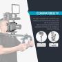 Neewer Camera Cage Compatible with BMPCC 4K and 6K Blackmagic Design Pocket Cinema Camera 4K and 6K with Quick Shoe Plate and Cold Shoe