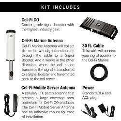 Cel-Fi GO Marine | Mobile Cellular Signal Booster for Commercial vessles, Leisure and Fishing Boats | Approved for use on All Major US Carriers