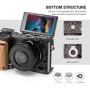 SmallRig Cage Kit with Wooden Handle Hand Grip, for Sony A6100 A6300 A6400 A6500 Camera - KCCS2705
