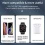 Houkoli Wireless Charger 3 in 1, Dual 10W Fast Wireless Charging Pad, for Apple iWatch Series 5/4/3/2/1, AirPods, iPhone 11/XS MAX/XR/XS/X/8/8 Plus, Samsung Galaxy S20/S10/S9/S8 All Qi-Enabled Phones