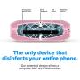 PhoneSoap 3 UV Smartphone Sanitizer & Universal Charger | Patented & Clinically Proven UV Light Disinfector | (Orchid)
