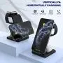 Kertxin 3 in 1 Qi-Certified Wireless Charger,Wireless Charging Station Dock for Apple Watch,AirPods Pro,Wireless Charging Stand for iPhone 11 Pro Max/X/XS/XR/8/8+,Samsung Galaxy S20 S10 S9 S8 Note 10