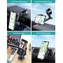 VICSEED Cell Phone Holder for Car Best View Car Phone Mount for Dashboard Air Vent Windshield 360° Rotation Strong Suction Phone Mount for Car Fit for iPhone SE 11 Pro Max Samsung S20 Note 20 10 & All