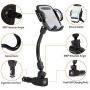 3-in-1 Car Mount, Amoner Cigarette Lighter Cell Phone Holder with Dual Port USB Charger, Adjust Gooseneck and 360° Rotation Compatible iPhone 11 X 8, Galaxy S9 S8, Mate20 P30, GPS and More