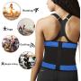 SlimmKISS Women Waist Trainer Belt Corset Body Shaper Trimmer Slimmer Compression Band for Weight Loss Workout Fitness