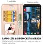 ProCase Google Pixel 2 XL Wallet Case, Flip Kickstand Case with Card Holder Mirror Wristlet, Folding Stand Protective Cover for Google Pixel 2 XL (2017 Release) -Black