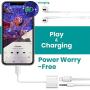 [Apple MFi Certified] for iPhone Headphones Adapter, Lightning to 3.5mm Headphone Jack Adapter Dual Ports Dongle Charge Jack AUX Audio 3.5mm for iPhone 11/11 Pro/X/XS/XR/8/7, Support All iOS System