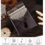 Peabownn Kalimba 17 Keys Reindeer Thumb Piano with Study book, Gifts for Kids Adult Beginners