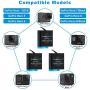 COOLSHOW Hero 8 Battery 1220mAh (3 Packs) and Triple Charger for GoPro HERO8 Black,GoPro HERO7 Black,GoPro HERO6 Black,GoPro HERO5 Black,GoPro HERO8/7/6/5,GoPro Hero(2018)
